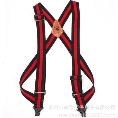 New simple wearable elastic straps X-style fashion red color trousers strap clip