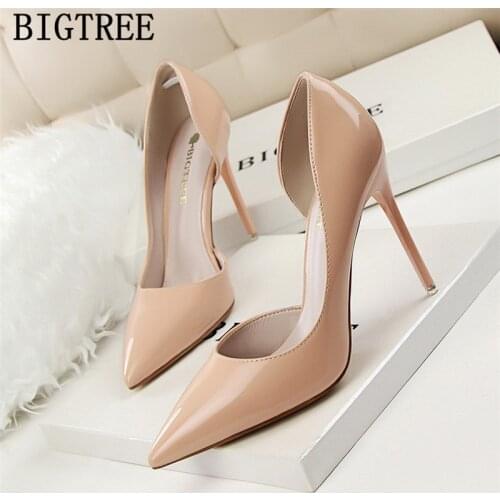 Office Shoes Women Extreme High Heels Pumps Women Shoes Bigtree Shoes High Heels Sandals Women Tacones Altos Mujer Sexy Ayakkabi