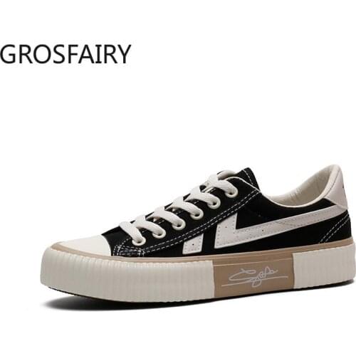 Canvas Shoes Women Summer New Strap Vulcanized Shoes Breathable Flat Biscuit Shoes Student Board Shoes Couple Models