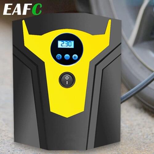 Portable 150PSI Car Tire Inflator Digital Screen Air Compressor Pump with LED Light DC12V Pump for Car Motorcycle