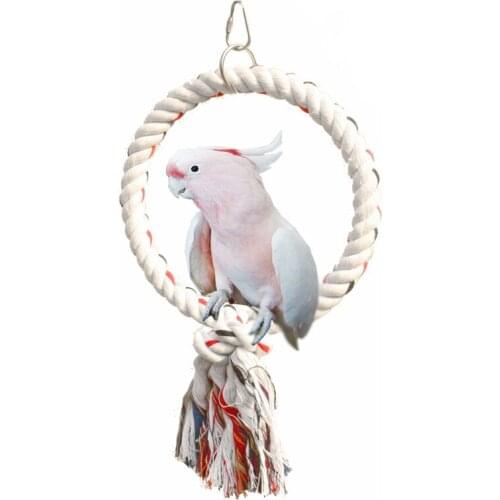 Birds Nest Straw and Rattan Stand Simulation Bird Cage Accessories Supplies Outdoor Decoration