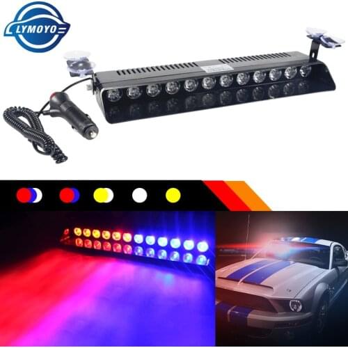 Warning Light RGB Emergency Strobe 8LED 9LED 12LED Car Police Strobe Flash Light Warning Traffic light police Light Red Blue