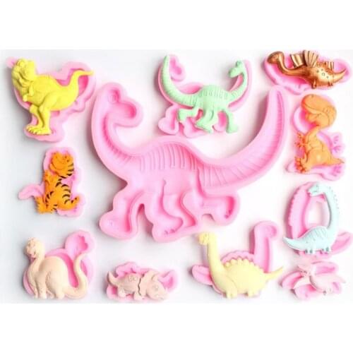 Dinosaur Cake Silicone Mold Fondant Mold DIY Cakecup Sugarcraft Chocolate Mold Decorating Tools