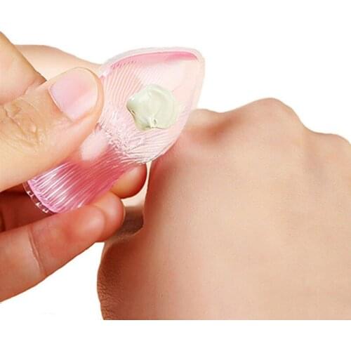 1Pcs Silicone Makeup Sponge Jelly Powder Cream Puff Sponge Face Foundation Blender Cosmetic Make Up Tool Beauty Accessories