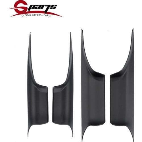 Interior Door Handles Carbon Fiber Black Trim Cover For BMW F01 F02 7 Series 2008-2015 Rear Front Left Right Inner Doors Handle