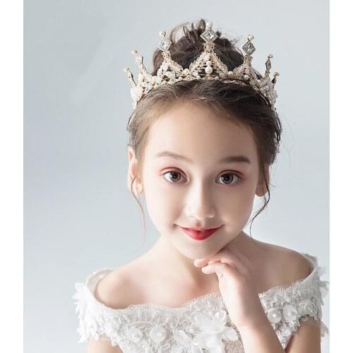 Fashion Bridal Princess Women Crown Wedding Tiaras Hair Jewelry Rhinestone Headband Girls Children Tiara Hair Accessories