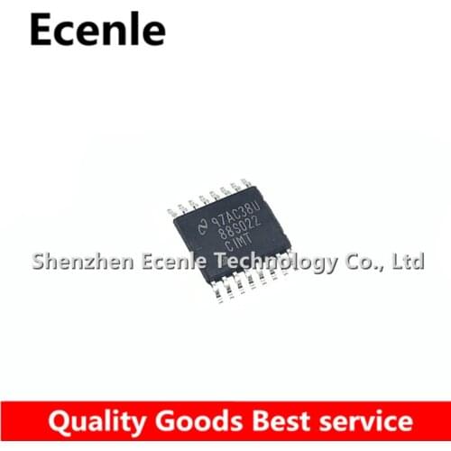 1 Pcs/Lot ADC088S022CIMT MARK:88S022CIMT TSSOP-16 8-Channel, 50 kSPS to 200 kSPS, 8-Bit A/D Converter 100% New&Original
