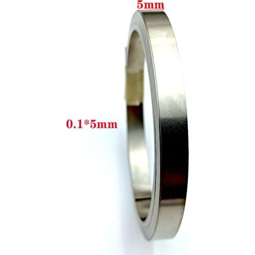 Pure Nickel Strip Tape For Li 18650 Battery Spot Welding Compatible For Spot Welder Machine 0.1 x 5mm 10M