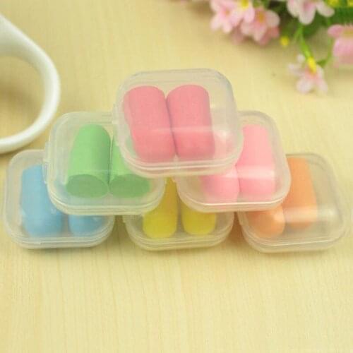 10pair/lot Ear Plugs Solid Ear Protection Earplugs For Sleeping Foam Plug Anti-Noise Ear Protectors Noise Reduction Hearing G010