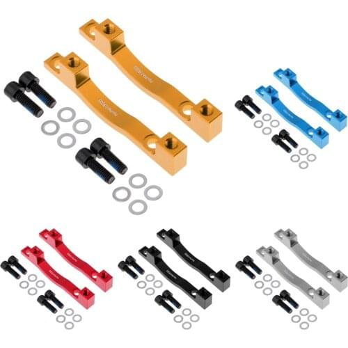 2 Pieces 203mm MTB Bicycle Front & Rear Disc Brake Mount Adaptor