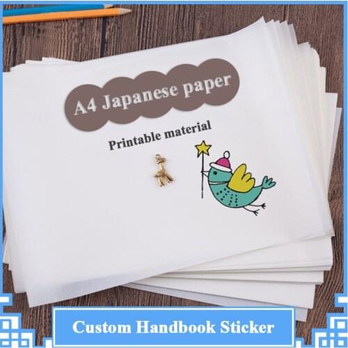 A4 and Paper Tape Gift Decoration Hand Account Stickers Stickers Can Print Diy Hand Account Around Stationery