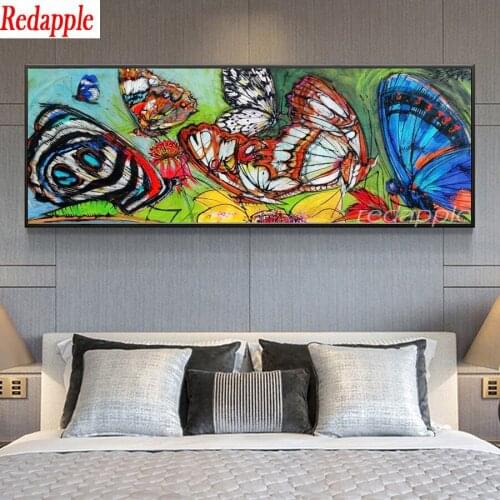 Diamond Painting Accessories large butterfly Full Square round Drill Picture Of Rhinestones Mosaic color painting Decorations