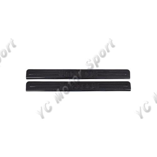 Car Accessories Dry Carbon Fiber Door Sill Fit For 2015-2019 F488 GTB & Spider Kick Panel Door Sill With Letters