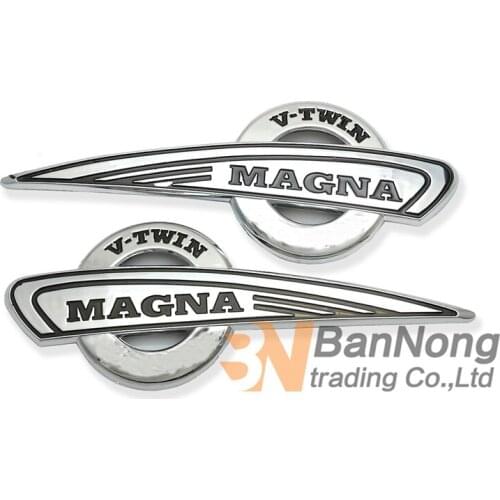 Free Shipping Motorcycle Gas Tank Emblem Fuel Badge Letter Decal Sticker For magna all mode V-TWIN 250 750 Dragon Dog