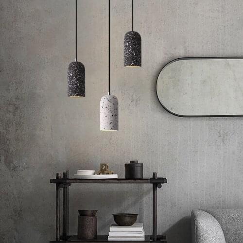 Cement Pendant Lights LED Lighting kitchen hanging lamps Industrial Decor for Dining Room Coffee Resturant Living Room bed lamp