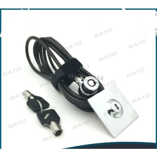 By dhl or fedex 50pcs Universal tablet Anti-Theft security lock cable for ipad cell phone