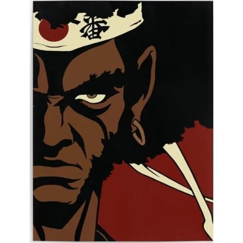 Home Decorative Painting Afro Samurai Canvas Print Poster Modular Pictures Anime Modern Wall Artwork For Bedroom No Framework