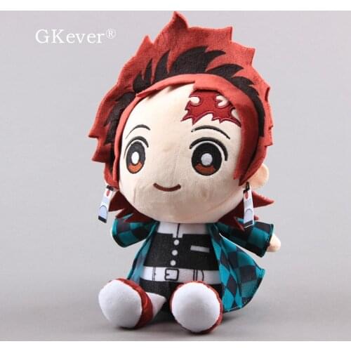 Anime 8"20 cm Kamado Tanjirou Demon Slayer Figure Kamado Tanjirou Soft Plush Toy Dolls Kids Gift