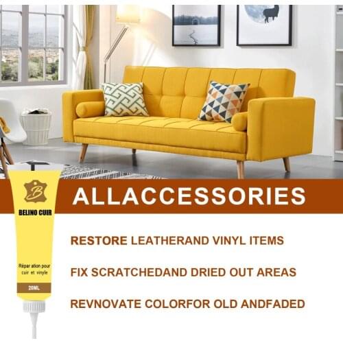 20ml Leather Repair Gel Sofa Home Car Seat Leather Complementary Refurbishing Cleaner Advanced Repair Leather Cream 11 Colors