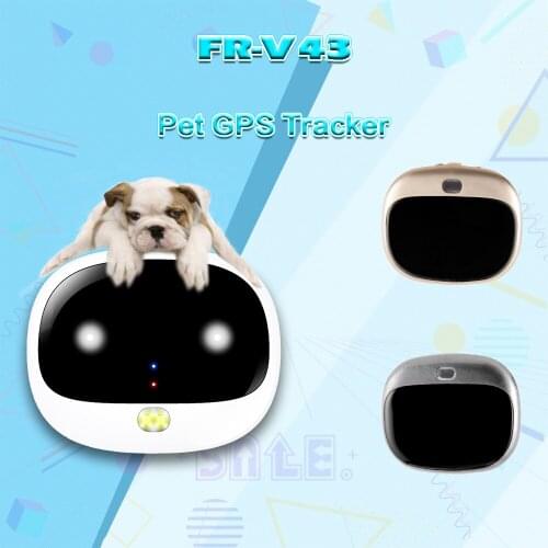 2G+3G+4G GPS PET Tracker RF-V43S IP67 water-proof GPS Tracking device with GPS+WIFI positioning Voice monitor Low battery alarm