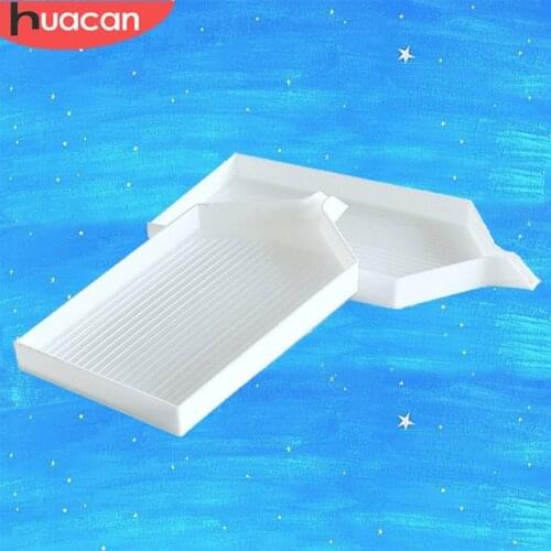HUACAN Diamond Painting Accessories Large Capacity Embroidery Tool Plastic Tray Big Kits Wholesale