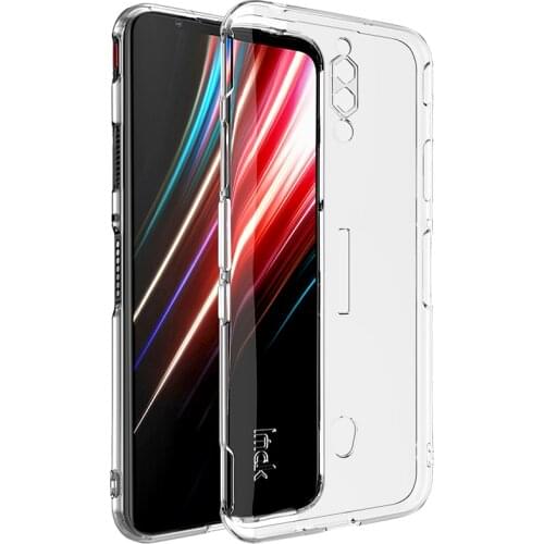 IMAK for Nubia Red Magic 5G Case Cover 1.3MM UX-5 Shockproof Soft TPU Back Cover Case for Nubia Red Magic 5G