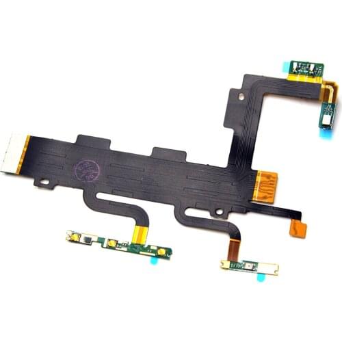 Power On/Off Button & Volume Up/down Buttons Flex Cable For Sony Xperia C3 S55T S55U D2502 D2533