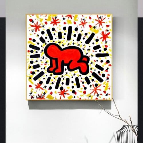 Colorful Street Graffiti Art Posters and Prints on Canvas Painting Abstract Modern Wall Art Picture for Living Room Home Decor