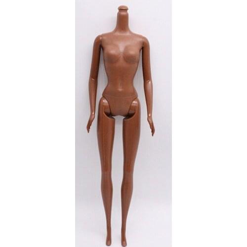 1pc 5 Jointed Movable Chocolate Naked Dolls Body For 11.5" Doll House DIY Body Without Head 1:6 Doll Accessories DIY Kids Toy