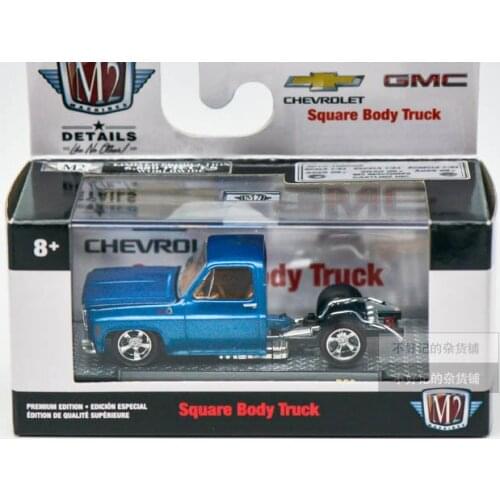 M2 machines 1:64 1976 GMC SIERRA GRANDE Collect Square body truck automobile toy die-casting simulation model