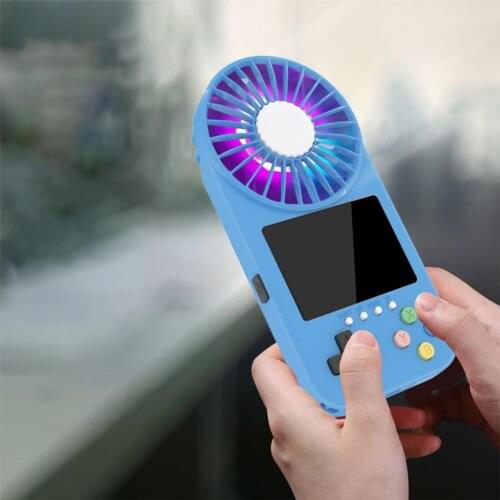 Mini Aromatherapy Fan for Game Machine 520 Rechargeable Portable Handheld Supports Doubles Game Console