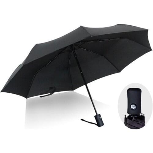 New Fully-automatic Sun Umbrella Business Men Folding Umbrellas Sunscreen Anti UV Parasol Windproof