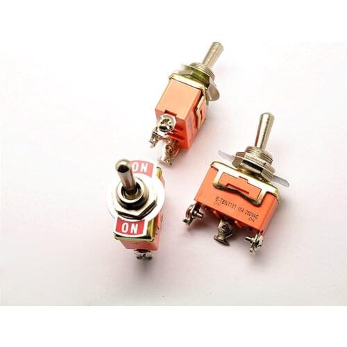 Toggle switch, rocker switch E-TEN1121, 3 feet 2 stalls, 15A / 250V