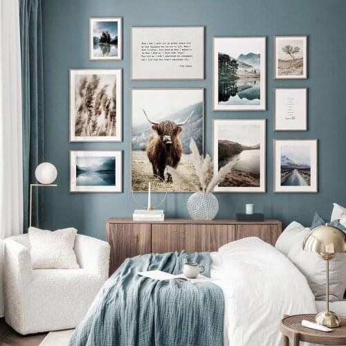 Scandinavian Poster Animals Canvas Painting Landscape Wall Art Print Quote Modern Picture For Living Room On The Wall Home Decor