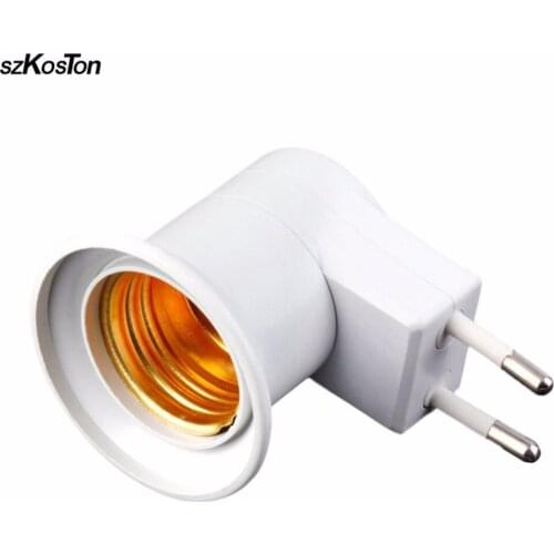 Practical E27 US/EU Plug Lamp Light Wall Socket Super Lightweight Professional Socket Lamp Holder Adapter Base Lamp Socket Hot