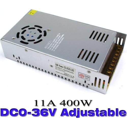 Regulation switching power supply DC 36V 11A 400W transformer AC110 220V to fonte adjust dc36v LED Driver Adapter for CNC Motor