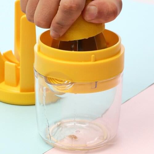 Manual Fruit Juicer Lemon Orange Squeezer Mini Juice Maker Slicer Home Kitchen Tool