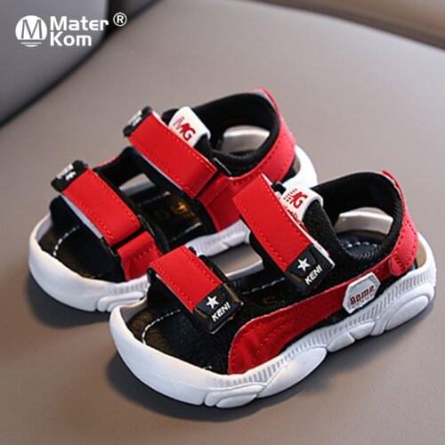 Size 21-30 Baby Casual Sandals Anti-slippery Kids Sandals Children Breathable Shoe For Kids Girls Boys Soft Bottom Toddler Shoes