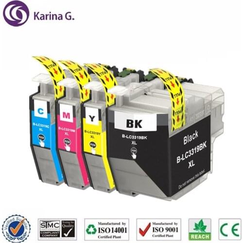 Compatible ink cartridge Brother for LC3319 LC3319XL suit for MFC-J6730DW MFC-J6930DW MFC-J5330DW MFC-J5730DW MFC-J6530DW