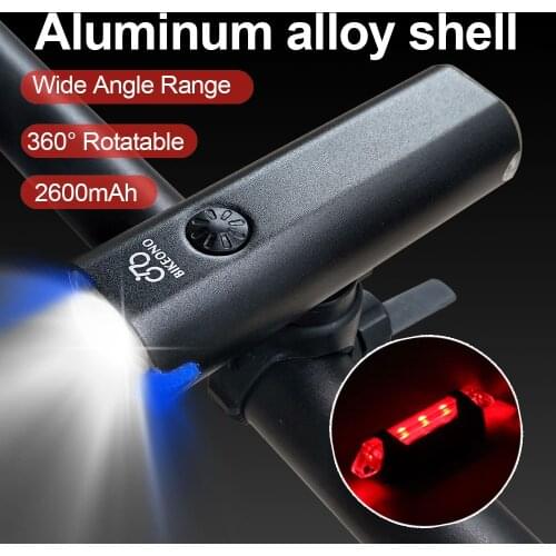 Bicycle light lighting usb bike flashlight led accessories lantern Headlamp MTB front and rear Cycling Rechargeable powerful