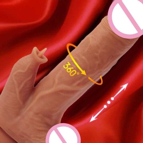 Telescopic Dildo Vibrator for Women Sex Machine Female Masturbators Sextoys Big Heating Vibrator fidget Toys Clitoris Stimulator