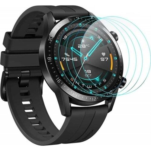 9H Tempered Glass Film For Huawei Watch 3 Pro GT GT 2e 2 46mm Protective Screen Protector For Honor Magic Watch 2 46mm