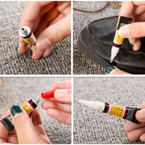 10Pcs Instant Strong Super Liquid Glue 502 Leather Wood Rubber Metal Cyanoacrylate Glass Stationery Store Touch Screen Adhesive