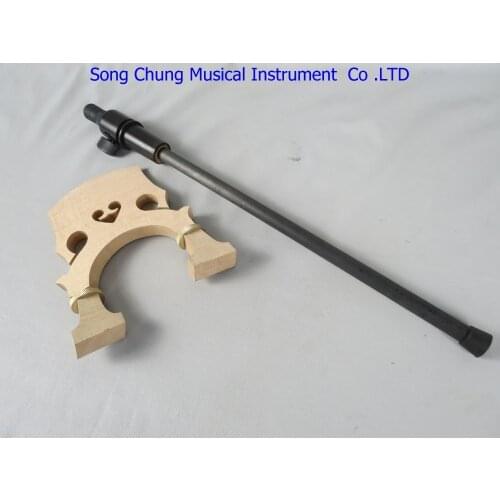 3/4 adjustable double bass bridge +hand shank Upright bass Carbon fiber endpin