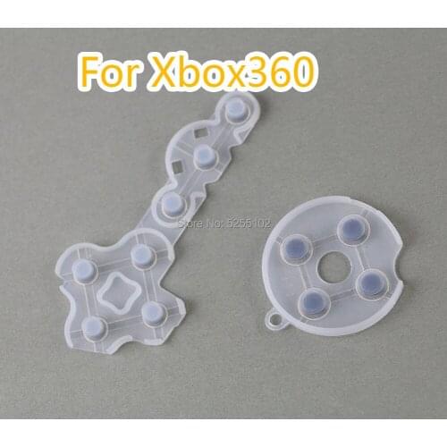 50sets Game Rubber Pad Controller Conductive Contact Pad for Microsoft for Xbox 360 Replacement Parts Handle Adhesive Soft
