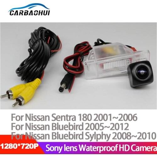Car wireless Rear View Reverse Backup Camera For Nissan Sentra Bluebird 2005-2012 For Bluebird Sylphy 2008~2010 Night Vision