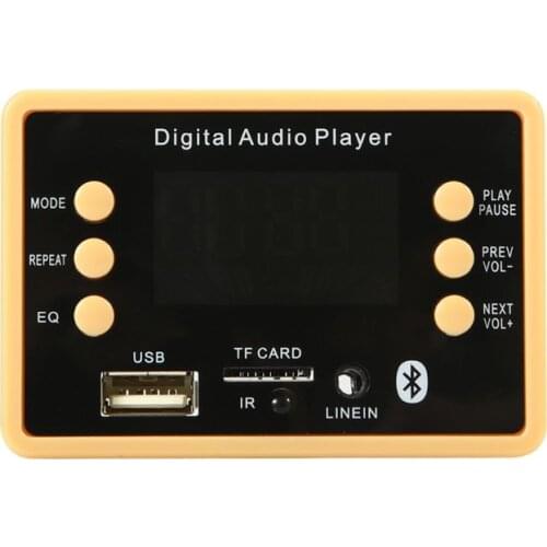 Automobile Car Bluetooth MP3 WMA FM AUX Decoder Board Plate Audio Module