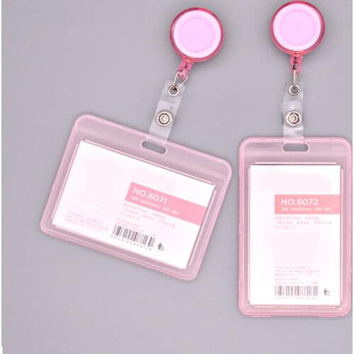 Women Men Card Cover Case Plastic Transparent Business Credit Cards Bank ID Card Sleeve Protect Holder Case for Student