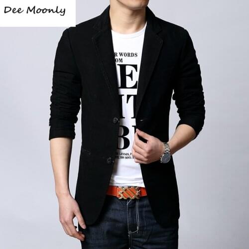 DEE MOONLY 2020 Spring and Autumn Fashion Top Quality Mens Casual Suit Boys' Jacket Coat Large size Blazer men 5XL