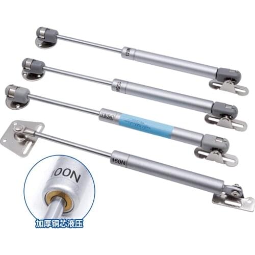 10/12/15kg Cabinet Hinges Furniture Gas Spring Kitchen Cupboard Door Lift Support Lid Stays Soft Close Open Cabinet Hardware